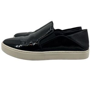 Vince Black Patent Leather Slip On